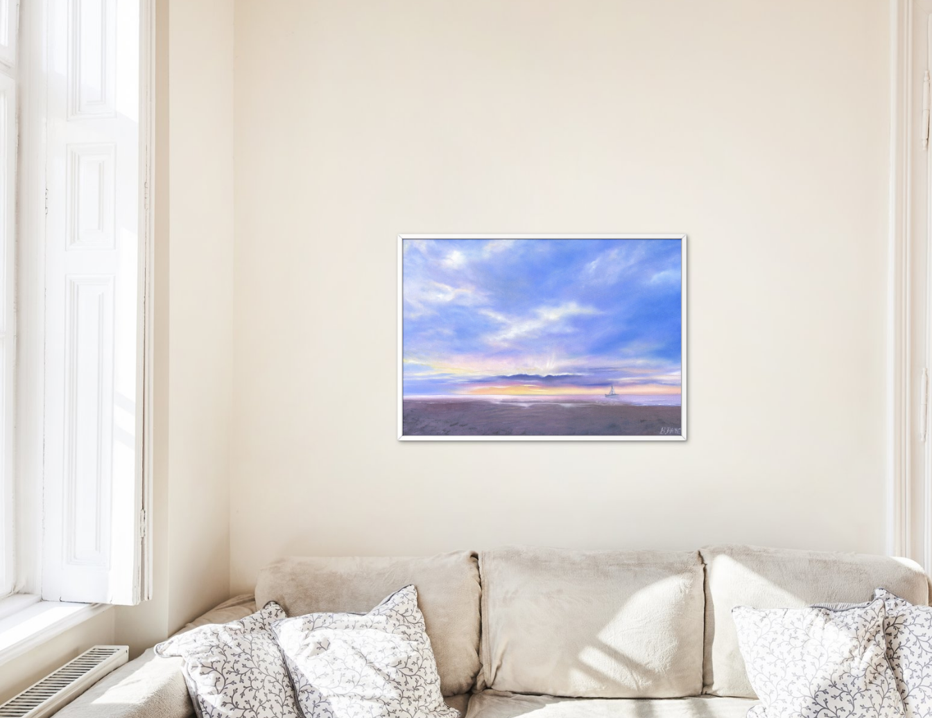 Blissful Solitude II, 16.5x23.4”, framed