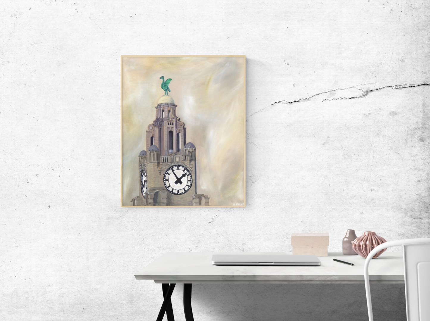 The Liver Building - 20x24” framed