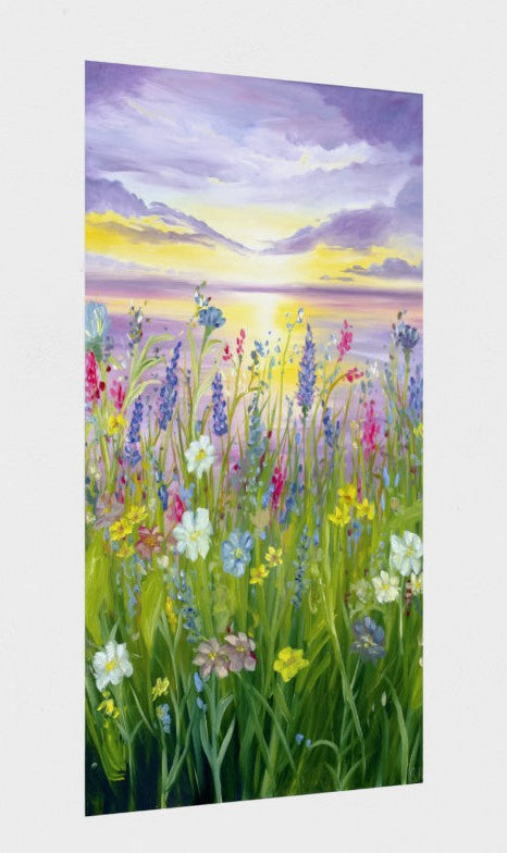Wildflowers at Dusk Giclèe Print - 10x8”