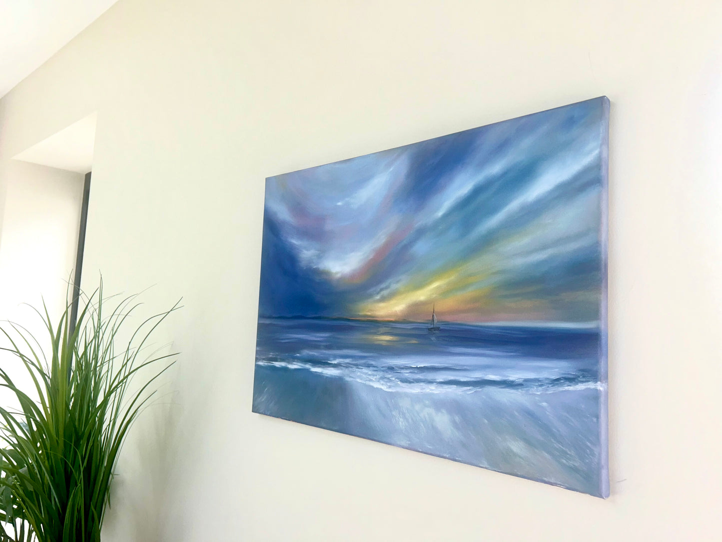 “Blissful Solitude”, Oil on Canvas, 23.4x16.5”, Original Painting