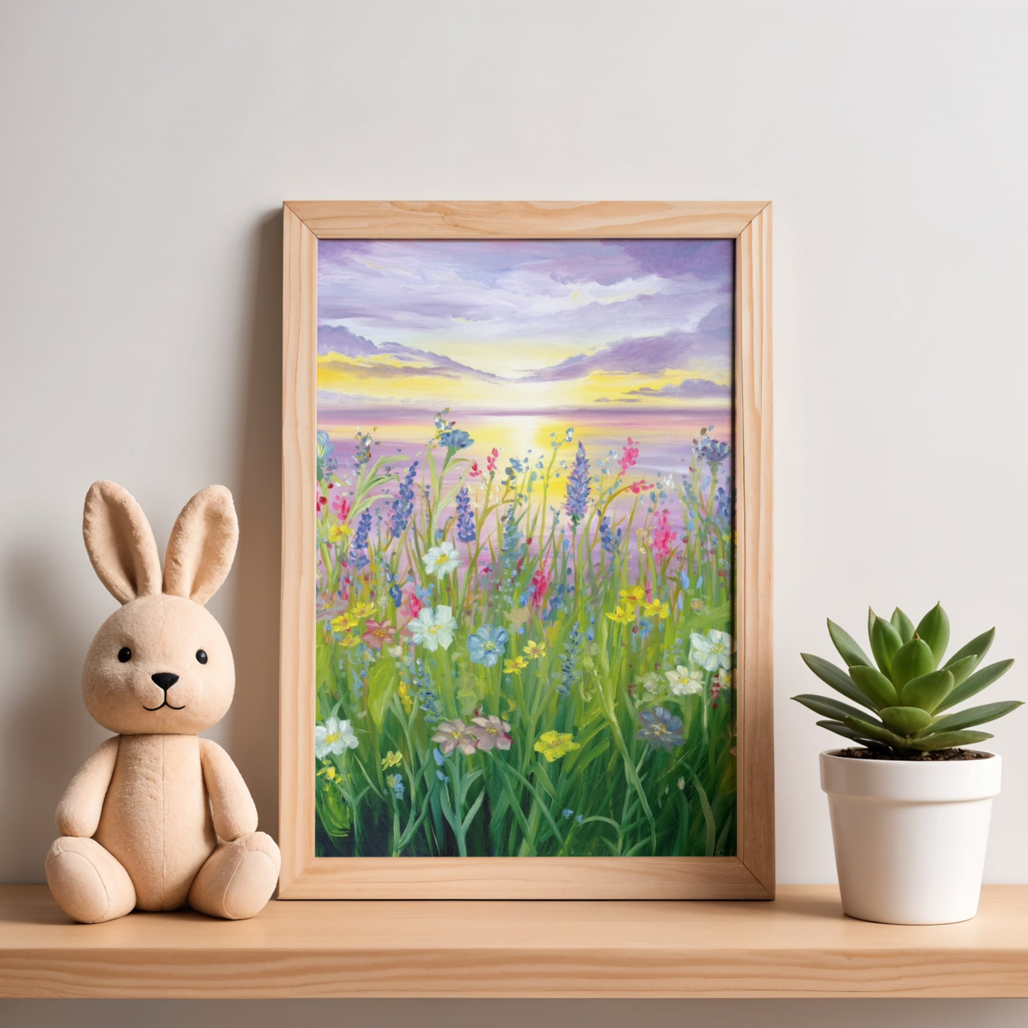Wildflowers at Dusk Giclèe Print - 16x12”