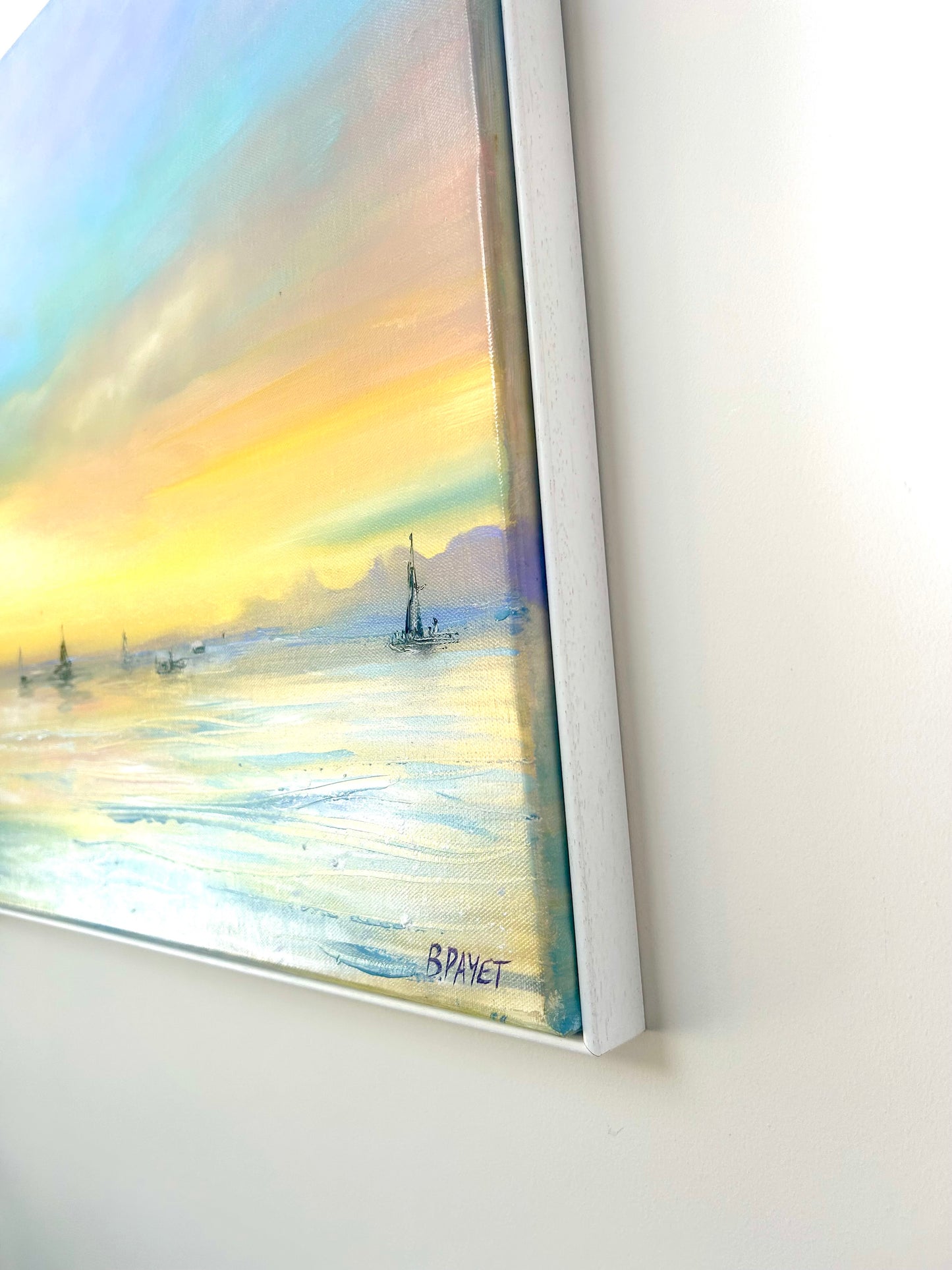 Drifting into Dusk - 20x24" framed