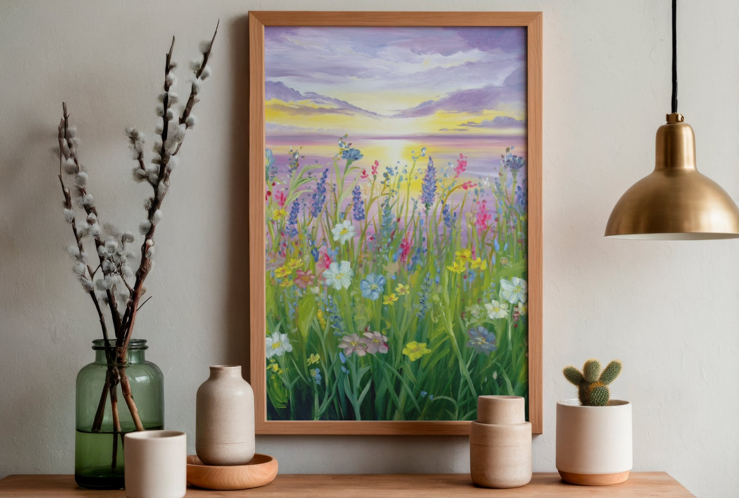 Wildflowers at Dusk Giclèe Print - 16x12”