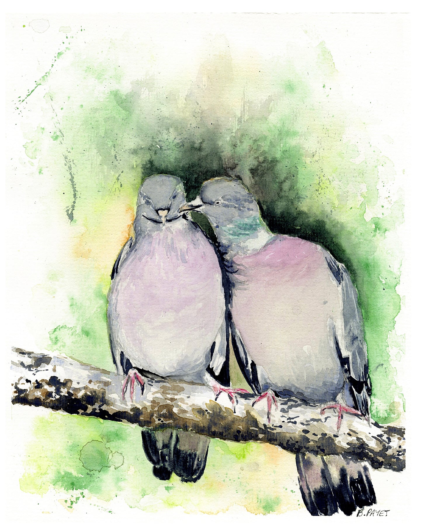 “Partners for Life”, 10x8” Print