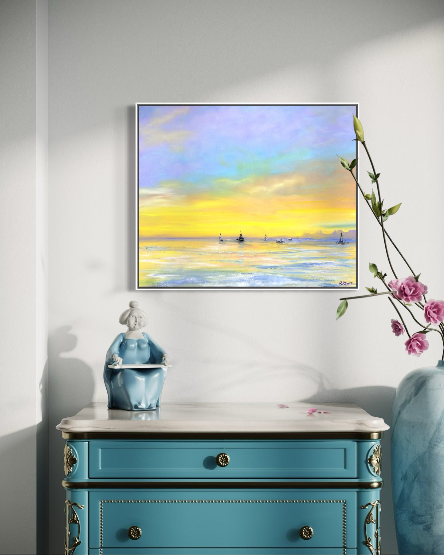 Drifting into Dusk - 20x24" framed