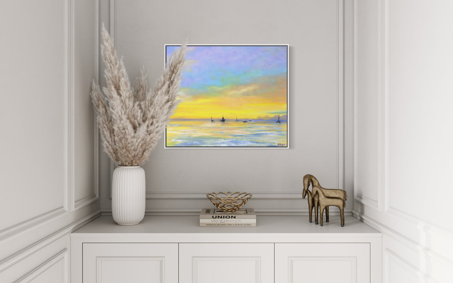 Drifting into Dusk - 20x24" framed