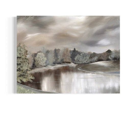 Sefton Park Lake - Large 18x24" Giclèe Print