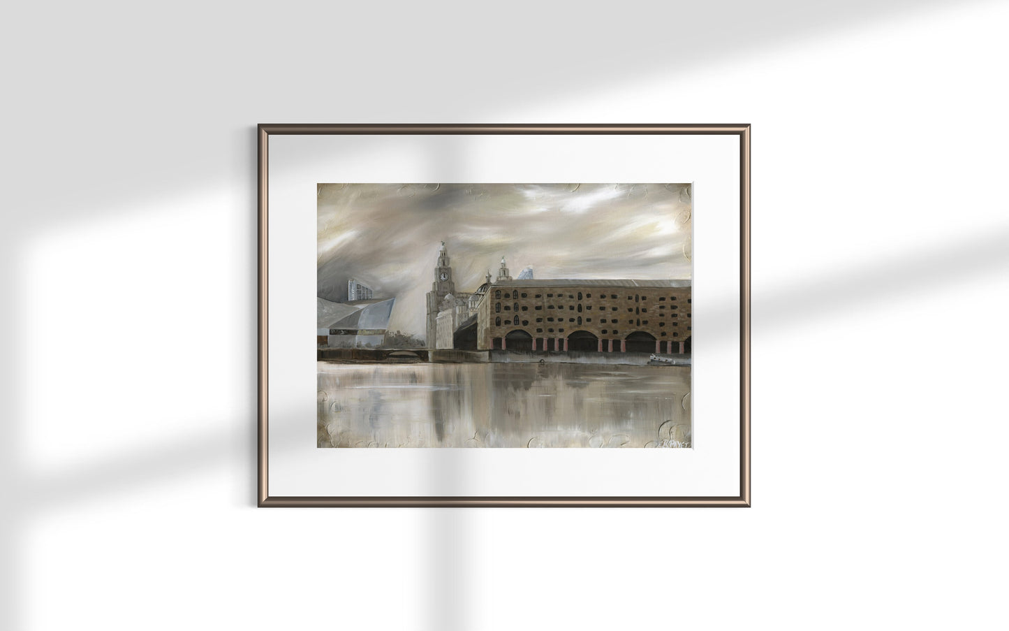 The Albert Dock - Small A4 Giclèe Print