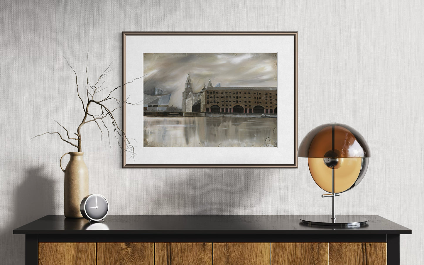 The Albert Dock - Small A4 Giclèe Print