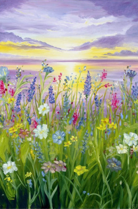 Wildflowers at Dusk Giclèe Print - 10x8”